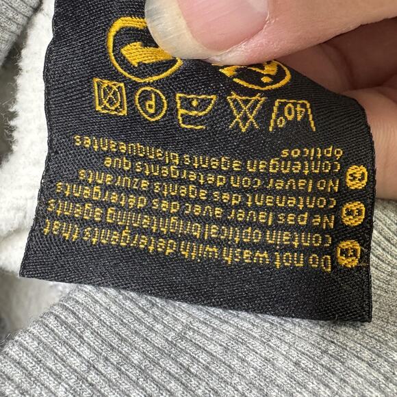 DeWALT Hoodie Mens Medium Gray Logan Heavy Duty Guaranteed Tough Pockets - Picture 9 of 12